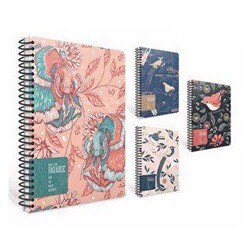 Gıpta Paradıse Spiralli Sert Kapak Defter 17X24 120 Yaprak Kareli - Gıpta