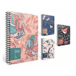 Gıpta Paradıse Spiralli Sert Kapak Defter 17X24 120 Yaprak Kareli - 1