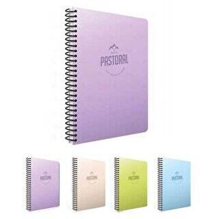 Gıpta Pastoral Defter Çizgili Spralli Plastik Kapak Defter A4 60 Yaprak - 1