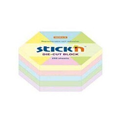 Gıpta Stıckn 61X67 Pastel Altıgen Yapışkan Notblok 250 Yp - Gıpta
