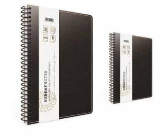 Gıpta Sunday 140 Yaprak Çizgili Spiralli Deri Kapak Defter 5041 - 1