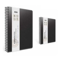 Gıpta Sunday Notes Defter Çizgili Spiralli Deri Kapak 140 Yaprak 17X24 Cm - Gıpta