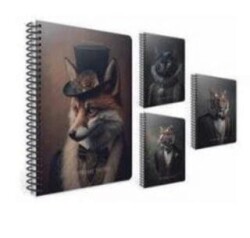 Gıpta Supreme Notes Spiralli Sert Kapak Defter 17X24 120 Kareli - Gıpta