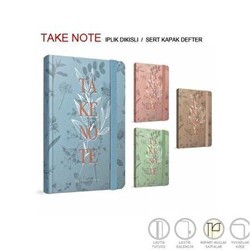 Gıpta Take Note İplik Dikişli Sert Kapak Defter A5 120 Yaprak Çizgili - Gıpta