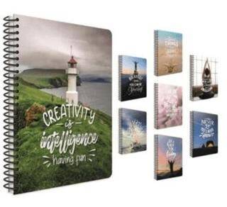 Gıpta Travel Journal Spiralli Karton Kapak Defter A4 80Yp Kareli - 1