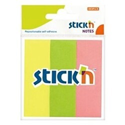 Gıpta Yapışkanlı Not Kağıdı 76X25 Neon 3 Renk Kağıt Ayraç - Gıpta