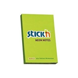 Gıpta Yapışkanlı Not Kağıdı 76X51 Neon Yeşil 100 Yaprak - Gıpta