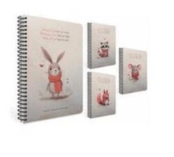 Gıpta You Book Spiralli Sert Kapak Defter 16X16 120 Çizgili - Gıpta