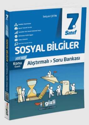 Gizli Yayınları 7. Sınıf Sosyal Bilgiler Konu Anlatımlı Alıştırmalı Soru Bankası - 1