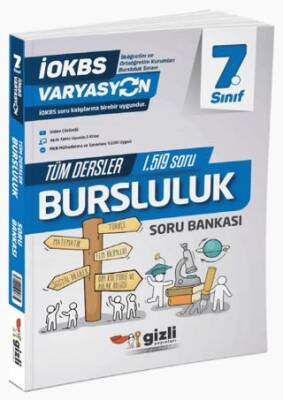 Gizli Yayınları 7. Sınıf Varyasyon Tüm Dersler Bursluluk Soru Bankası - 1