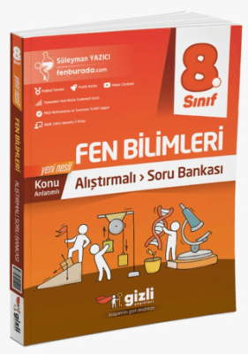 Gizli Yayınları 8. Sınıf LGS Fen Bilimleri Alıştırmalı Soru Bankası - 1