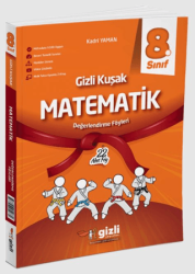 Gizli Yayınları 8. Sınıf Matematik Gizli Kuşak Değerlendirme Föyleri - Gizli Yayınları