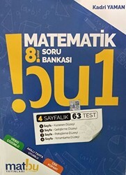 Matbu Yayınları Bu 1 Matematik Soru Bankası - Matbu Yayınları
