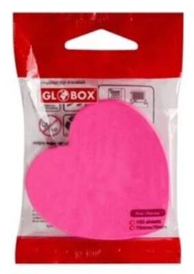 Globox Kalp Şekilli Yapışkanlı Not Kağıdı - 1