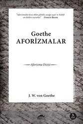 Goethe Aforizmalar - Maya Kitap