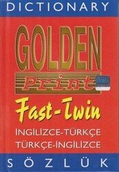 Golden Print Fast - Twin İngilizce - Türkçe, Türkçe - İngilizce Sözlük - Serhat Yayınları