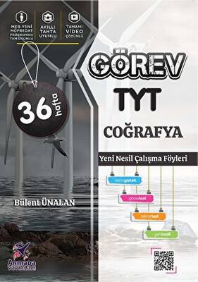 Armada Yayınları Görev TYT Coğrafya Yeni Nesil Çalışma Föyleri - 1