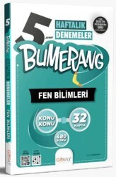Günay Yayınları 5. Sınıf Bumerang 32 Haftalık Fen Bilimleri Denemeleri - Günay Yayınları