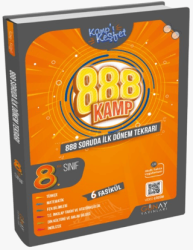 Günay Yayınları 8. Sınıf 888 Soruda İlk Dönem Kamp Kitabı - 1