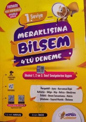 Günay Yayınları Meraklısına Bilsem 4 lü Deneme 1. Seviye - 1