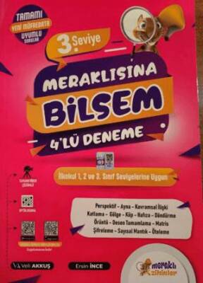 Günay Yayınları Meraklısına Bilsem 4 lü Deneme 3. Seviye - 1