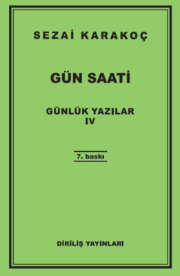 Günlük Yazılar 4 - Gün Saati - 1