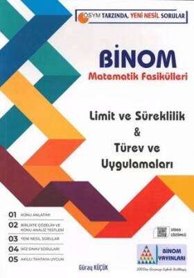 Gür Yayınları Binom Limit ve Süreklilik & Türev ve Uygulamaları - 1