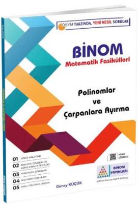 Gür Yayınları Binom Polinomlar ve Çarpanlara Ayırma - 1