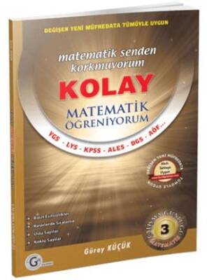 Gür Yayınları Kolay Matematik Öğreniyorum 3 - 1