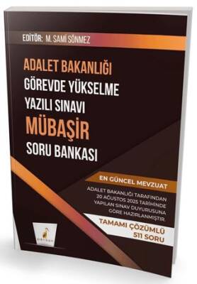 GYS Adalet Bakanlığı Görevde Yükselme Yazılı Sınavı Mübaşir Soru Bankası - 1