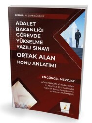 GYS Adalet Bakanlığı Görevde Yükselme Yazılı Sınavı Ortak Alan Konu Anlatımı - Pelikan Tıp Teknik Yayıncılık