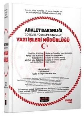 GYS Adalet Bakanlığı Yazı İşleri Müdürlüğü Konu Anlatımı ve 1000 Soru Görevde Yükselme - 1