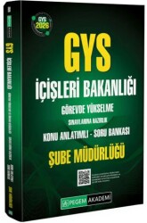 GYS İçişleri Bakanlığı Görevde Yükselme Sınavlarına Hazırlık Konu Anlatımlı Soru Bankası Şube Müdürlüğü - Pegem Akademi Yayıncılık