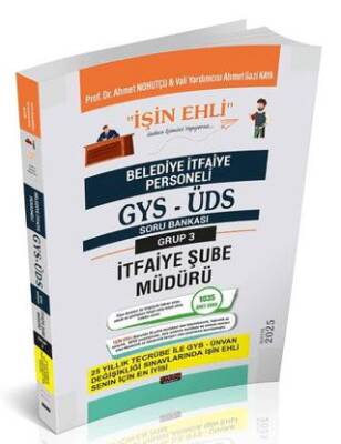 GYS-ÜDS Belediye İtfaiye Personeli Şube Müdürü Soru Bankası 3. Grup - 1