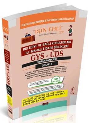 GYS-ÜDS Belediye ve Bağlı Kuruluşları Mahalli İdare Birlikleri Personeli Grup 1 Soru Bankası - 1