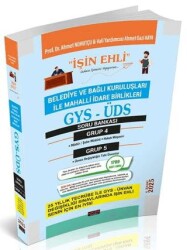 GYS-ÜDS Belediye ve Bağlı Kuruluşları Mahalli İdare Birlikleri Personeli Grup 4-5 Soru Bankası - Savaş Yayınevi