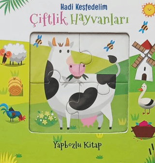 Hadi Keşfedelim - Çiftlik Hayvanları Yapbozlu Karton Kitap - 1