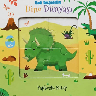 Hadi Keşfedelim - Dino Dünyası Yapbozlu Karton Kitap - 1
