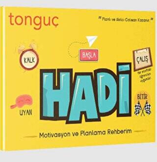 Tonguç Yayınları Hadi Motivasyon ve Planlama Rehberim - 1
