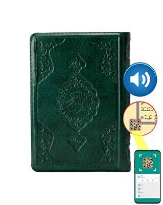 Hafız Boy Kur`an-ı Kerim Yeşil, Kılıflı, Mühürlü, 2 Renk - 1