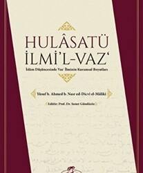 Halasatü İlmi`l-Vaz` - Ravza Yayınları