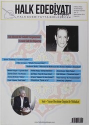Halk Edebiyatı Dergisi Sayı: 12 Mayıs-Haziran 2016 - Halk Edebiyatı Dergisi Yayınları
