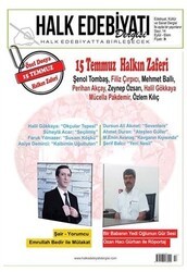 Halk Edebiyatı Dergisi Sayı: 14 Eylül-Ekim - Halk Edebiyatı Dergisi Yayınları