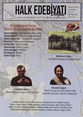 Halk Edebiyatı Dergisi Sayı: 35 Mart-Nisan 2020 - 1