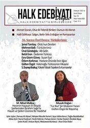 Halk Edebiyatı Dergisi Sayı: 36 Mayıs-Haziran 2020 - Halk Edebiyatı Dergisi Yayınları
