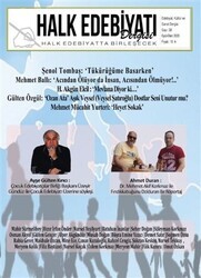 Halk Edebiyatı Dergisi Sayı: 38 Eylül-Ekim 2020 - Halk Edebiyatı Dergisi Yayınları
