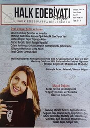 Halk Edebiyatı Dergisi Sayı: 51 Kasım - Aralık 2022 - Halk Edebiyatı Dergisi Yayınları