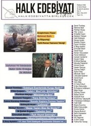Halk Edebiyatı Dergisi Sayı: 8 Eylül-Ekim 2015 - Halk Edebiyatı Dergisi Yayınları