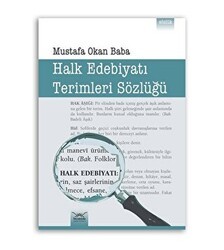 Halk Edebiyatı Terimleri Sözlüğü - Heyamola Yayınları