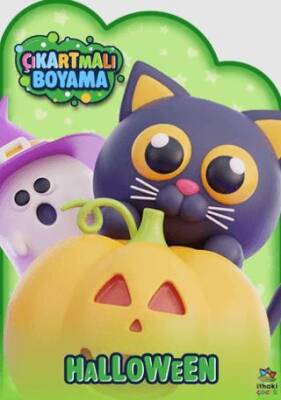 Halloween Zamanı – Çıkartmalı Boyama Kitabı - 1